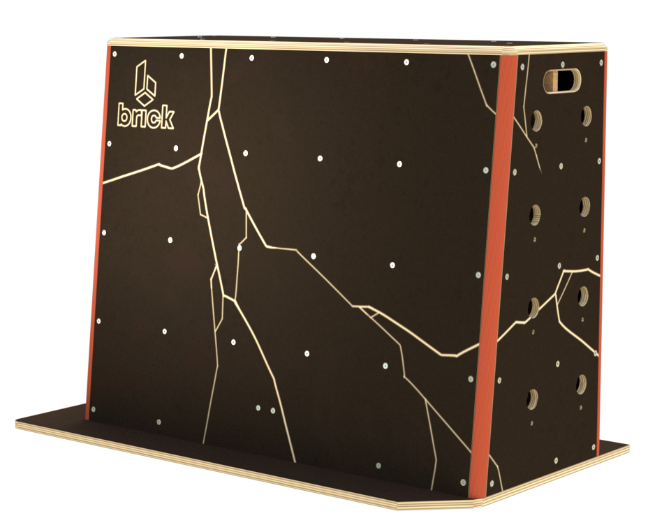 Brick Trapeze Wall