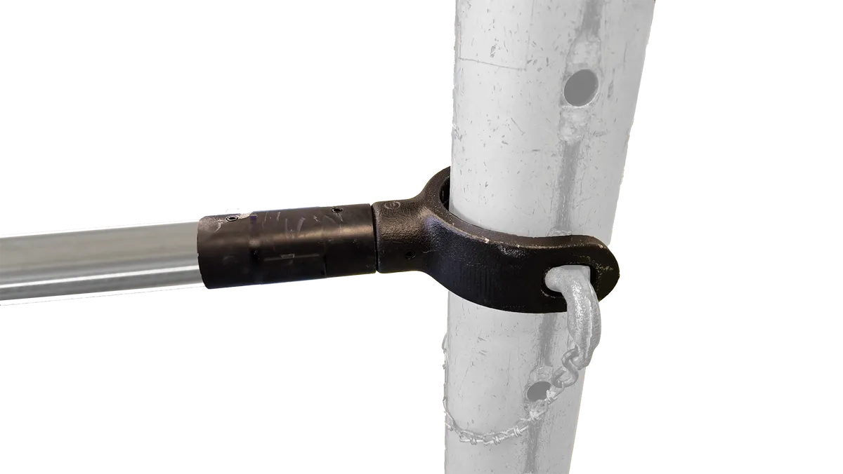 SPIETH – Reckstange für Steckreck / Gabel rund (105mm/230cm)