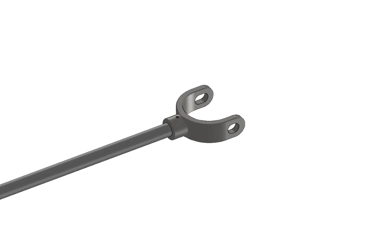SPIETH – Reckstange für Steckreck / Gabel rund (105mm/230cm)