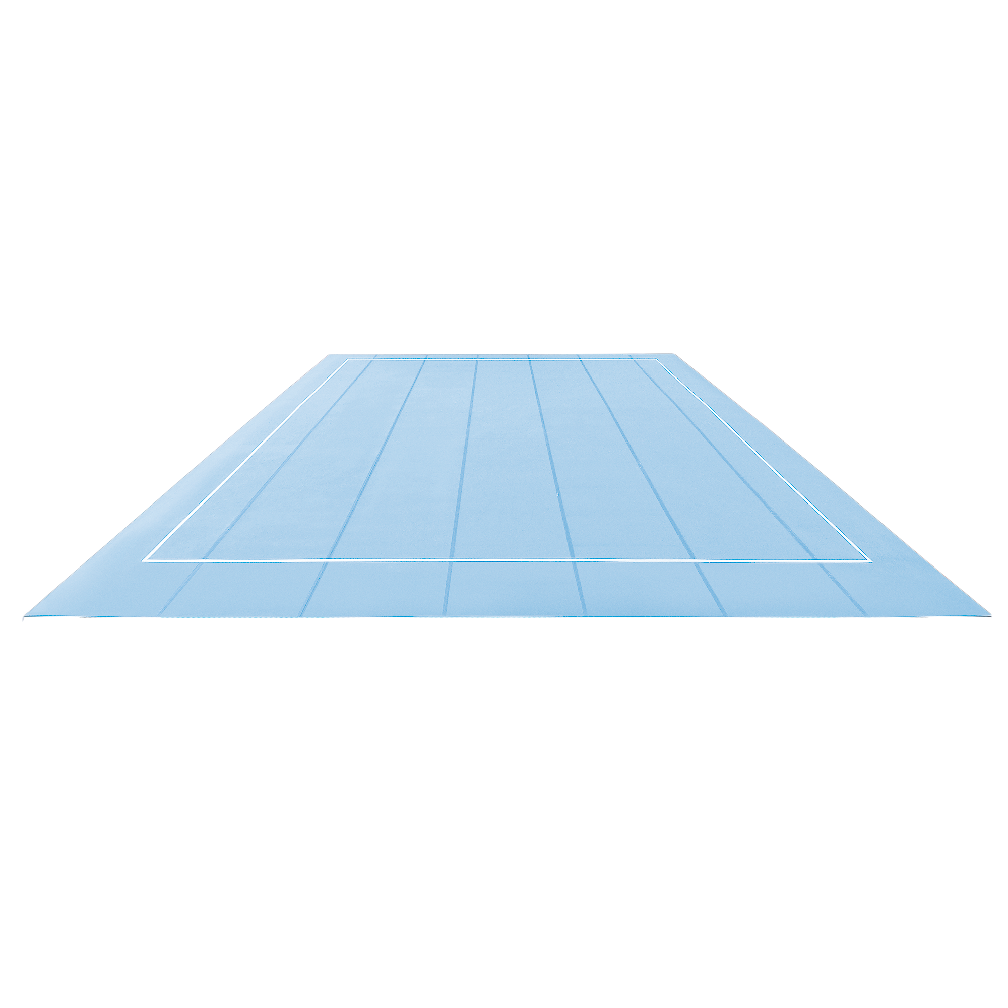 "FLEXI-Roll"-Fläche 14x14 m, 40 mm, spiethblau