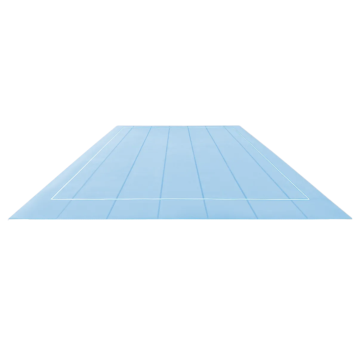 "FLEXI-Roll"-Fläche 14x14 m, 40 mm, spiethblau
