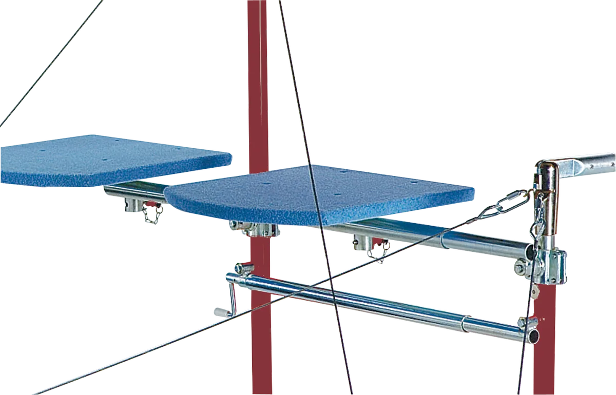 Doppel-Trainerkonsole für Wettkampf-Stufenbarren SPIETH – Doppel-Trainerkonsole für Wettkampf-Stufenbarren